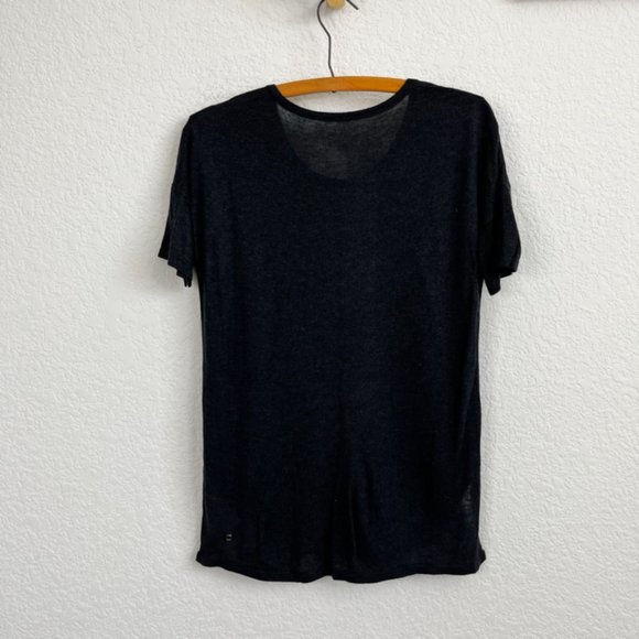 Lululemon Daya Knit Tee Heathered Black - Picture 6 of 7